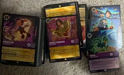 Disney Lorcana TCG mixed card lot Pinocchio Camilo Madrigal Heihei (EN) - Image 1