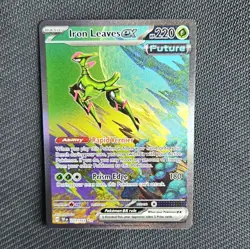 Pokemon Card Iron Leaves EX 203/162 Temporal Forces Special Illustration NM - Image 1