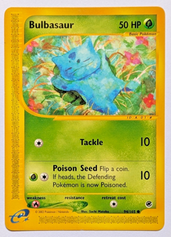 Bulbasaur 94/165 - Expeditions Base Set - E Series Pokemon Card (LP/MP) [A5] - Image 1