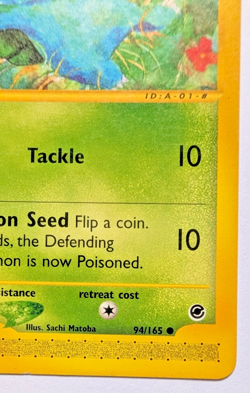 Bulbasaur 94/165 - Expeditions Base Set - E Series Pokemon Card (LP/MP) [A5] - Image 5