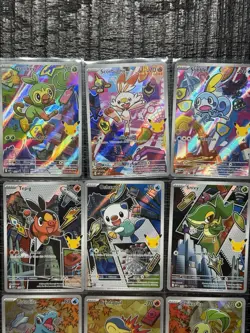Pokemon First Partners Illustration Collection Series 2 Complete Set (9 cards) - Image 2