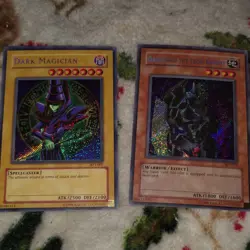 Yu-Gi-Oh! TCG BPT 2-Card Holo Foil Lot English Dark Magician BPT-007 + Gearfried - Image 1