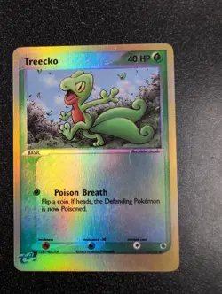 Pokemon Card - Treecko Ruby & Sapphire 75/109 Reverse Holo Common - Image 1