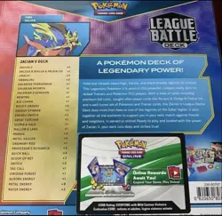 Pokemon TCG Online Code Card - Zacian V League Battle Deck ADP Jirachi - Image 1