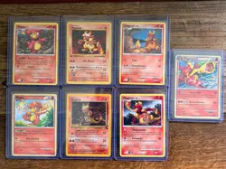 Pokemon Magby / Magmar / Magmortar Evolution Lot – Vintage to Modern – 7 Cards - Image 1