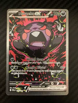Morpeko ex 117/084 Me05: Pitch Black Holo | Near Mint | SIR Pokemon Card - Image 1