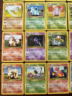 Lot of (70) Pokemon Base Set 2 Card Lot Unlimited Uncommon Common MP-NM - Image 2