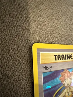 Pokemon TCG Misty Trainer Card Gym Heroes 18/132 Holo Rare - Image 4