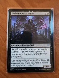 Magic MTG Umbral Collar Zealot EOE 0123 Regular Uncommon - NM condition - Image 1