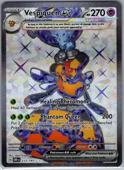Vespiquen ex 212/197 SV03: Obsidian Flames - Pokemon Card - NM - Image 1