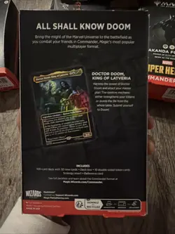 MTG MAGIC GATHERING MARVEL SUPER HEROES DOOM PREVAILS COMMANDER DECK - Image 2