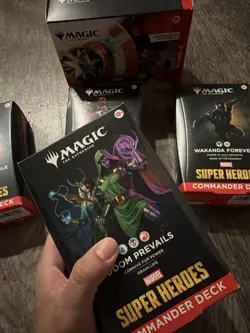 MTG MAGIC GATHERING MARVEL SUPER HEROES DOOM PREVAILS COMMANDER DECK - Image 5