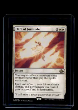 MTG Flare of Fortitude #26 Rare Modern Horizons 3 - Image 1