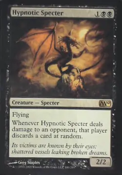 Hypnotic Specter - Magic 2010 (M10): #100, Magic: The Gathering Nm C339 - Image 1