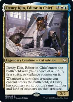 Denry Klin, Editor in Chief - 71 / English / Near Mint MTG - Image 1