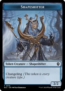 4x Pest/Shapeshifter Token, MTG, Bloomburrow Tokens, 4 pack, Magic the Gathering - Image 1