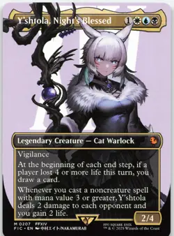 Y'shtola, Night's Blessed (Borderless) 207 Commander: FINAL FANTASY MTG NM - Image 1