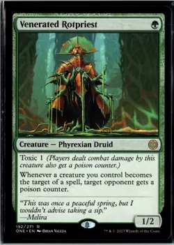 Venerated Rotpriest Phyrexia: All Will Be One #192 - Image 1