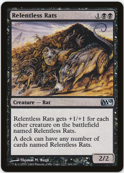 MTG Relentless Rats Core Set 2010 (M10) Regular - Image 1