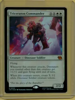 Triceraton Commander TMT 25 Foil M NM - Image 1