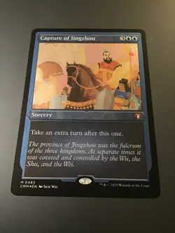 MTG Commander Masters #0483 Capture of Jingzhou Etched Foil NM - Image 1