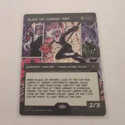Black Cat, Cunning Thief Borderless 222 Spider-Man Non-Foil NM - Ships now! - Image 1