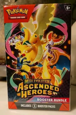 Pokemon TCG Ascended Heroes Booster Bundle New Factory Sealed - Image 1