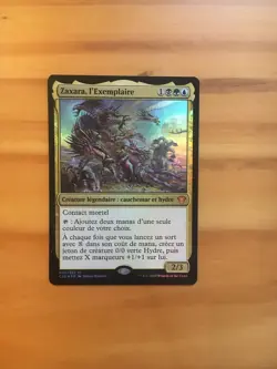 Mtg Commander 20 Zaxara, the Exemplary French FOIL NM - Image 1