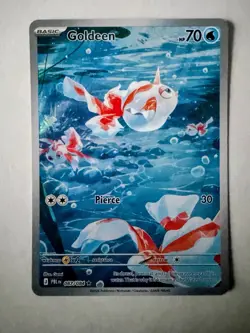 Goldeen Pitch Black 87/84 IR Pokemon TCG Pack Fresh NM 3 - Image 1