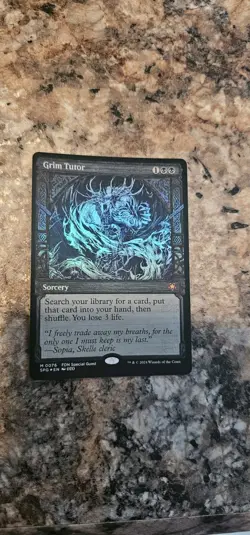 x1 Grim Tutor SPG MTG 76 FOIL MYTHIC M/NM 1x - Image 1