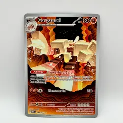 Pokemon Garganacl 147/132 Illustration Rare Prismatic Evolutions Full Art Card - Image 2