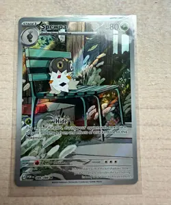 Pokemon TCG Spewpa Illustration Rare Full Art Holo 089/088 Prismatic Evolutions - Image 1
