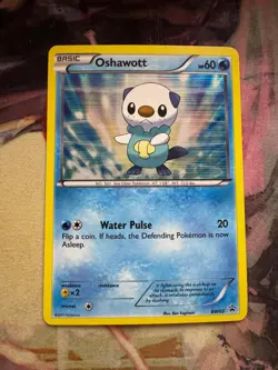 Oshawott BW03 Holo Promo Black And White Promo Pokemon Ken Sugimori Holo NM - Image 1