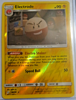 Pokemon Electrode 39/181 SM Team Up Holo Rare Reverse Holo NM - Image 1