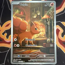 2025 Pokemon Mega Evolution Vulpix Illustration Rare #138/132 - Image 1