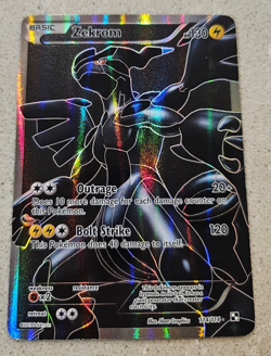 Pokemon Zekrom 114/114 Black & White Full Art Ultra Rare Holo NM Clean Raw - Image 1