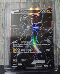 Pokemon Zekrom 114/114 Black & White Full Art Ultra Rare Holo NM Clean Raw - Image 2