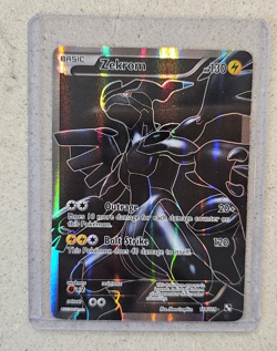 Pokemon Zekrom 114/114 Black & White Full Art Ultra Rare Holo NM Clean Raw - Image 4