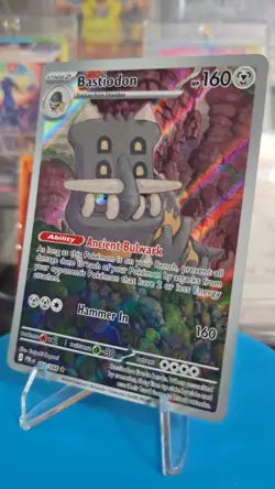 Pokemon Pitch Black Bastiodon 093/084 Illustration Rare IR NM - Image 1
