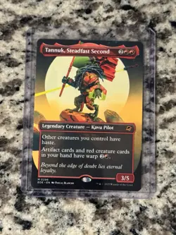 Tannuk, Steadfast Second - Borderless - Regular- Edge of Eternities - NM - Image 1