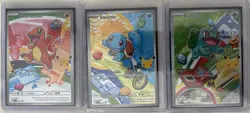 Pokemon TCG First Partner Illustration Series 1 Kanto GEN 1 Starters - Image 1