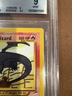 2002 POKEMON NEO DESTINY 1ST EDITION #107 SHINING CHARIZARD BGS 9 - Image 2