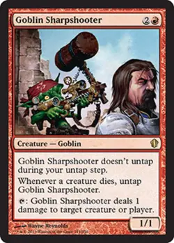 1x Goblin Sharpshooter NM-Mint, English Commander 2013 MTG Magic - Image 1