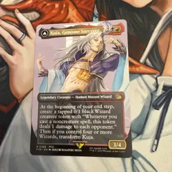 Kuja Genome Sorcerer Borderless Final Fantasy Magic the Gathering - Image 2