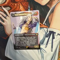 Kuja Genome Sorcerer Borderless Final Fantasy Magic the Gathering - Image 4