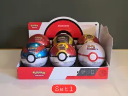 (Set 1) Pokemon TCG Poke Ball Tin L25 Factory Sealed New - Lot of 6 (18 Packs) - Image 2