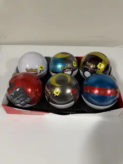 Sealed Pokemon TCG Poke Ball Tin Set Of 6 - 5 D25 1 C25 - Image 2