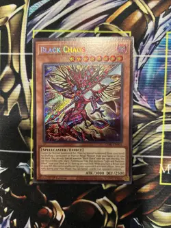Black Chaos Secret Rare Cori Yugioh 1st Edition - Image 1