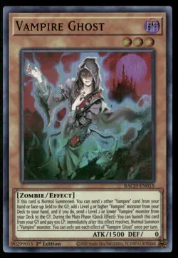 Vampire Ghost BACH-EN015 Ultra Rare Yu-Gi-Oh 1st Edition Near Mint - Image 1