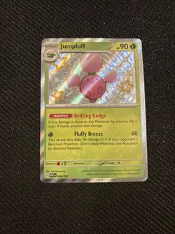 Pokemon TCG Jumpluff 098/091 Baby Shiny Paldean Fates 2024 - Image 1